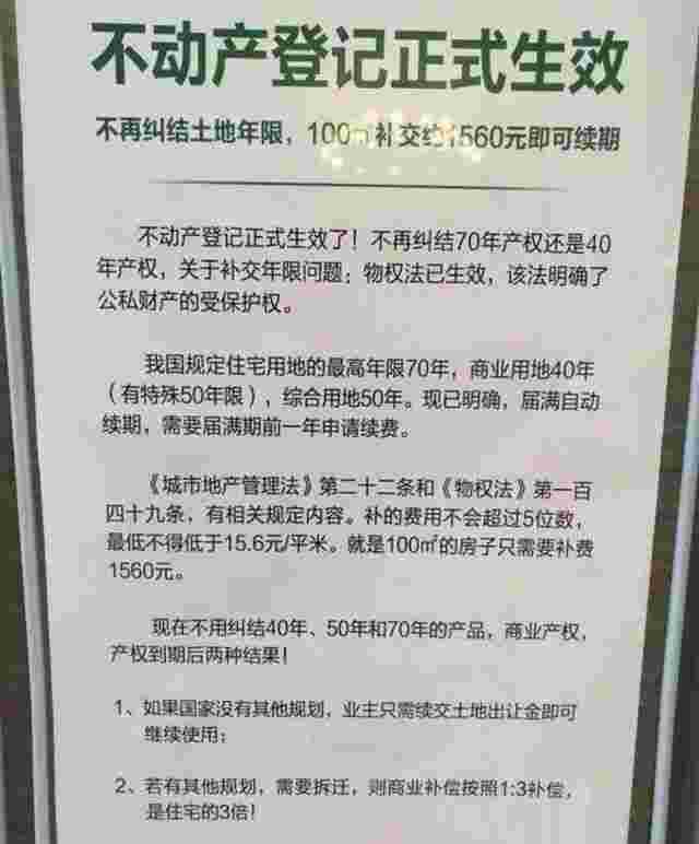 恭喜，永久产权来了！物权法已生效，买房，不用再纠结40年、50年，还是70年！