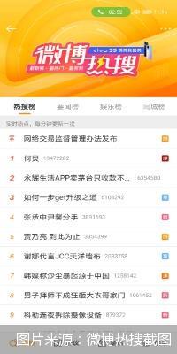 图片来源：微博热搜截图