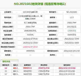 报价达到最高限价33000万元！南京2宗居住用地最终竞得人将于25日现场摇号确认