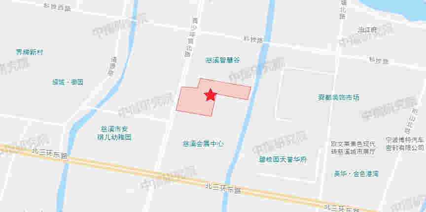 金辉夺得宁波慈溪核心区商住地 限价5.74亿+竞人才房面积1900㎡