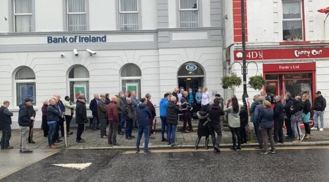 爱尔兰银行88家分行最后一次关门