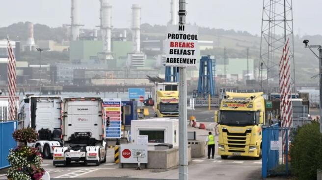 “爱尔兰中央统计局表示与北爱尔兰的强劲跨境贸易仍在继续